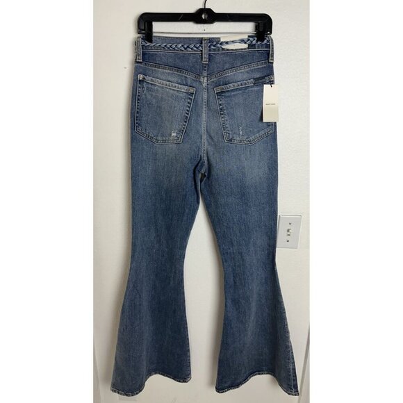 7 For All Mankind Megaflare Womens Jeans Medium Wash High Rise Size 27 NEW NWT - Picture 16 of 16